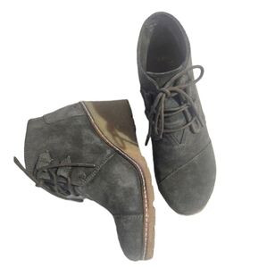 Toms Suede Desert Wedge